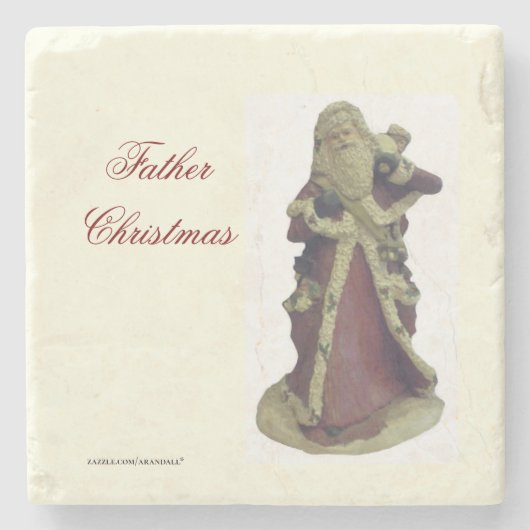 父のクリスマス ストーンコースター (正面)