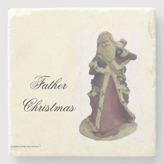 父のクリスマス ストーンコースター (正面)