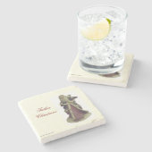 父のクリスマス ストーンコースター (横)