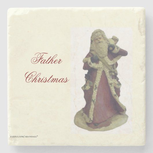 父のクリスマス ストーンコースター (正面)