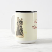 父のクリスマス ツートーンマグカップ (正面左)