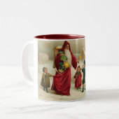 父のクリスマス ツートーンマグカップ (正面左)