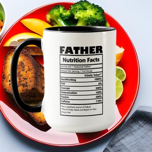 父のクールおもしろい事実 マグカップ