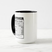 父のクールおもしろい事実 マグカップ (正面左)