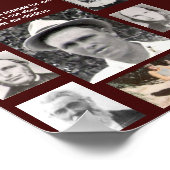 父のコラージュが私のために植えた赤 ポスター (角)