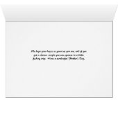 父のスポーツ用のデイカード魚釣り (内部横(下))