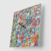 父のタイムウォールクロック スクエア壁時計 (傾斜)