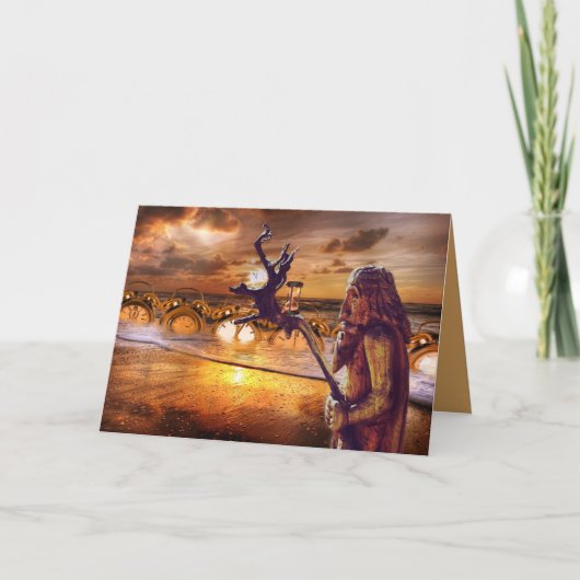 父のタイムグリーティングカード カード (正面)