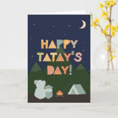 父のタデイ・カード カード (黄色い花)