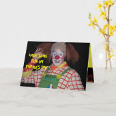 父のデイカードにおもしろいを持っている カード (黄色い花)