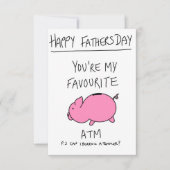 父のデイカード 出欠カード (正面)