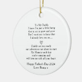 父のバンプーからの手紙 セラミックオーナメント (左)