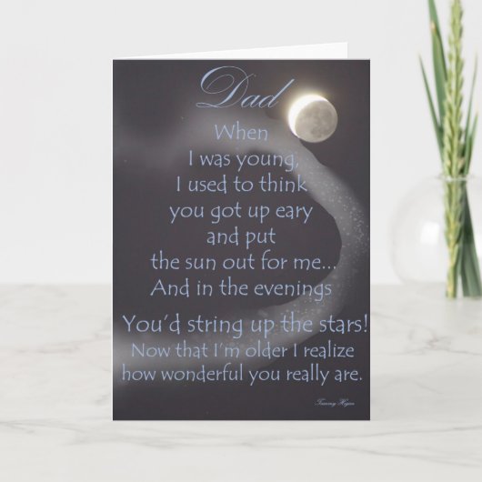 父のパパのためのカード カード (正面)