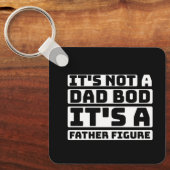父のパパの父の日じゃない姿の父の日 キーホルダー (正面)