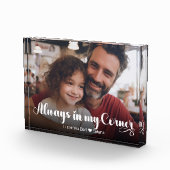 父のパパは常に私の隅の水平 フォトブロック (右)