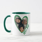 父のパパギフトMag -カスタム写真とメッセージ マグカップ (左)