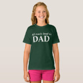 父のパパ Tシャツ (正面フル)