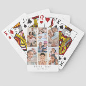 父のパーソナライズされたパパ写真 トランプ (裏面)