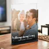 父のパーソナライズされた写真ブロック フォトブロック