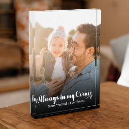 父のパーソナライズされた写真ブロック フォトブロック