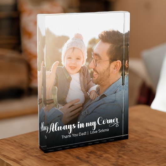 父のパーソナライズされた写真ブロック フォトブロック