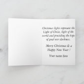 父のフロストのクリスマスカード シーズンカード (内部)