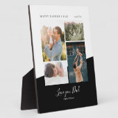 父のモダン日の贈り物フォトコラージュプラーク フォトプラーク (側面)