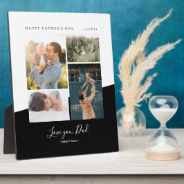 父のモダン日の贈り物フォトコラージュプラーク フォトプラーク