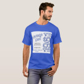 父のヴィンテージ限定版ブルーTシャツ Tシャツ (正面フル)