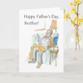 父の兄弟用のデイカード カード (黄色い花)