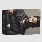 父の写真 ゴルフタオル (横)