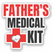 父の医療用具 シール (正面)