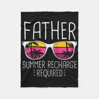 父の夏の回復要おもしろい求ヴィンテージ歌 フリースブランケット
