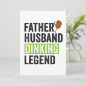 父の夫Dinkingレジェンドおもしろいピックボールパパ シーズンカード (スタンド正面)