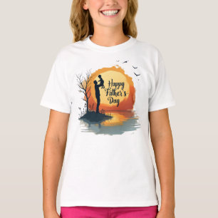 父の姿伝説的な日から1日目 Tシャツ