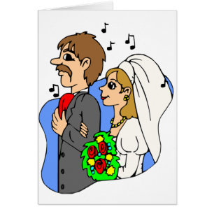 父の娘が通路結婚の行進に