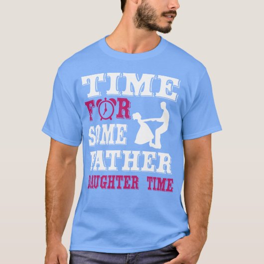父の娘のタイムおもしろいティーヴィンテージ Tシャツ (正面)