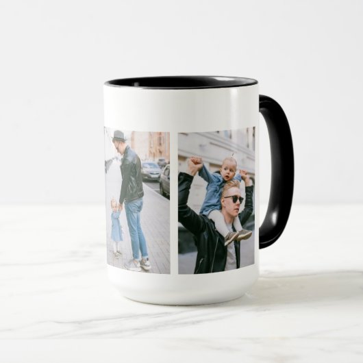 父の娘のパーソナライズされた写真 マグカップ (正面右)