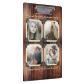 父の娘のパーソナライズなInstagramの写真の格子 クリップボード (右)