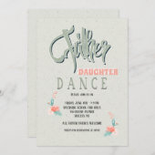 父の娘ダンス 招待状 (正面/裏面)