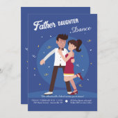 父の娘ダンス 招待状 (正面/裏面)
