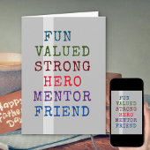 父の定義タイポグラフィ父の日 カード