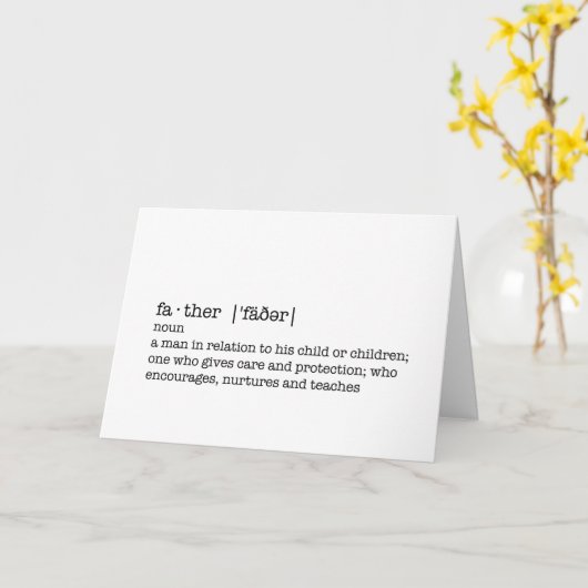 父の定義；世界最高ののパパ カード (黄色い花)