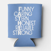 父の属性クロスワードアート 缶クーラー (正面)