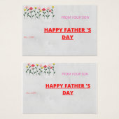 父の幸せな日 (正面&裏面)