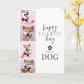 父の幸せな日 カード (黄色い花)