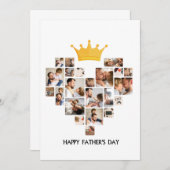 父の幸せな日 サンキューカード (正面/裏面)