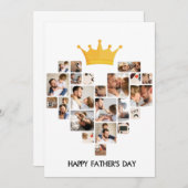 父の幸せな日 サンキューカード (正面/裏面)