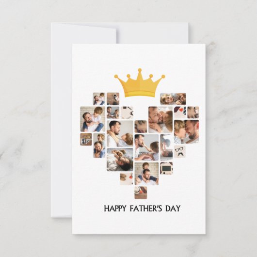 父の幸せな日 サンキューカード (正面)