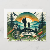 父の幸せな日 ポストカード (正面/裏面)